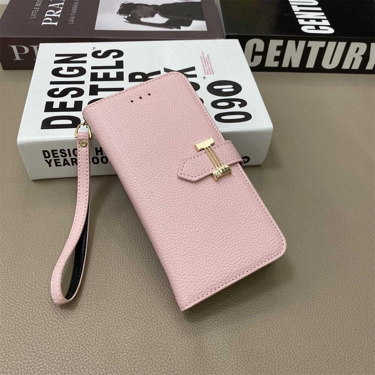 Charm Classic Leather Phone Case