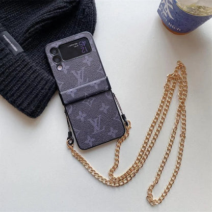 Leather Chain Galaxy Case For Samsung