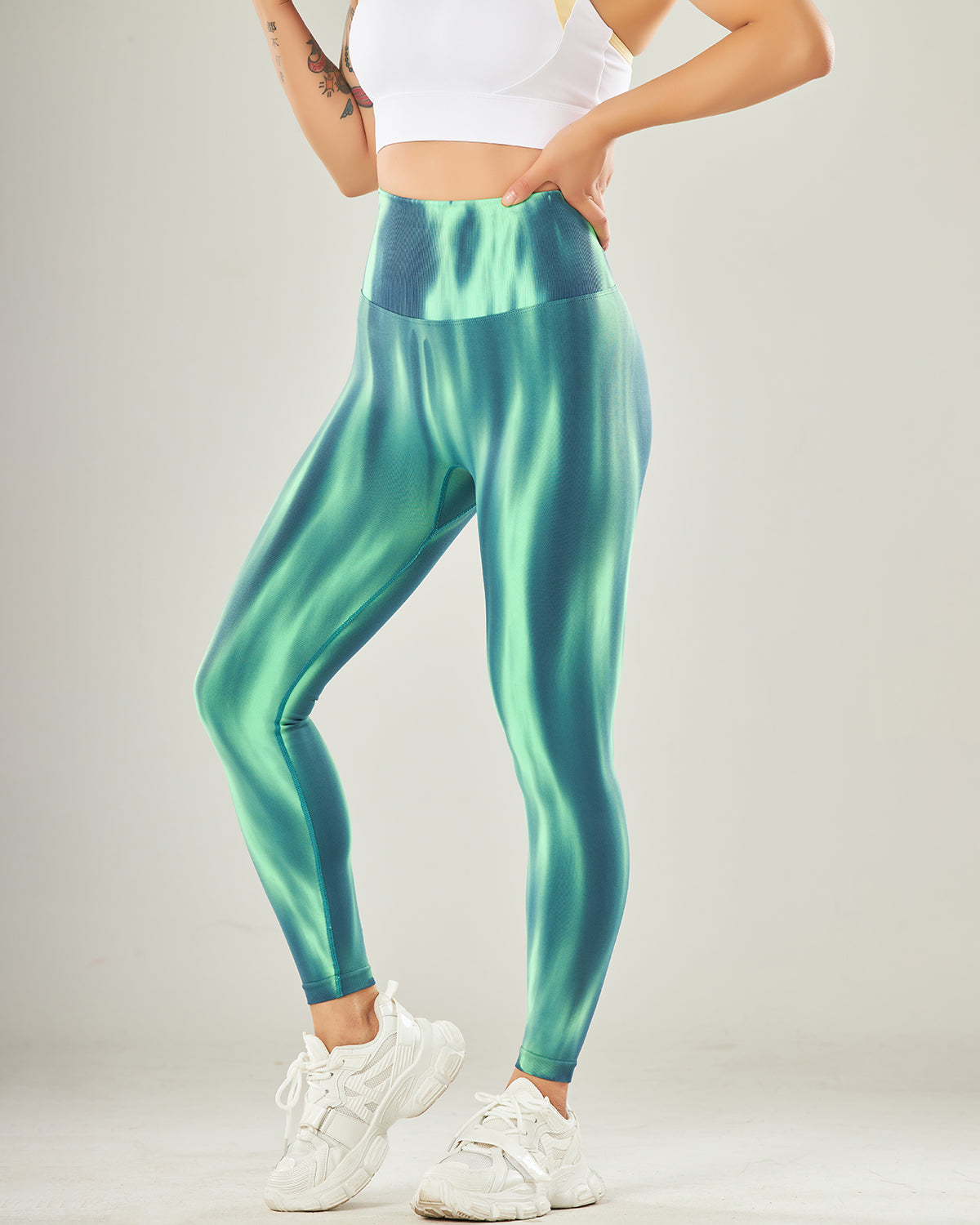 Leggings senza cuciture Hannah - Verde