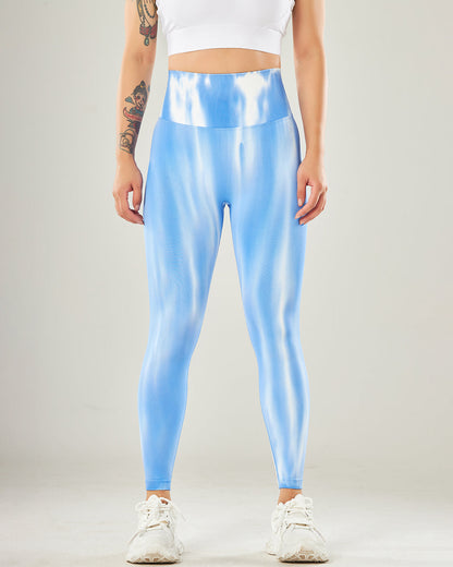 Leggings senza cuciture Hannah - Azzurro cielo