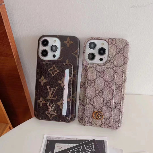Étui Galaxy classique en cuir pour Samsung