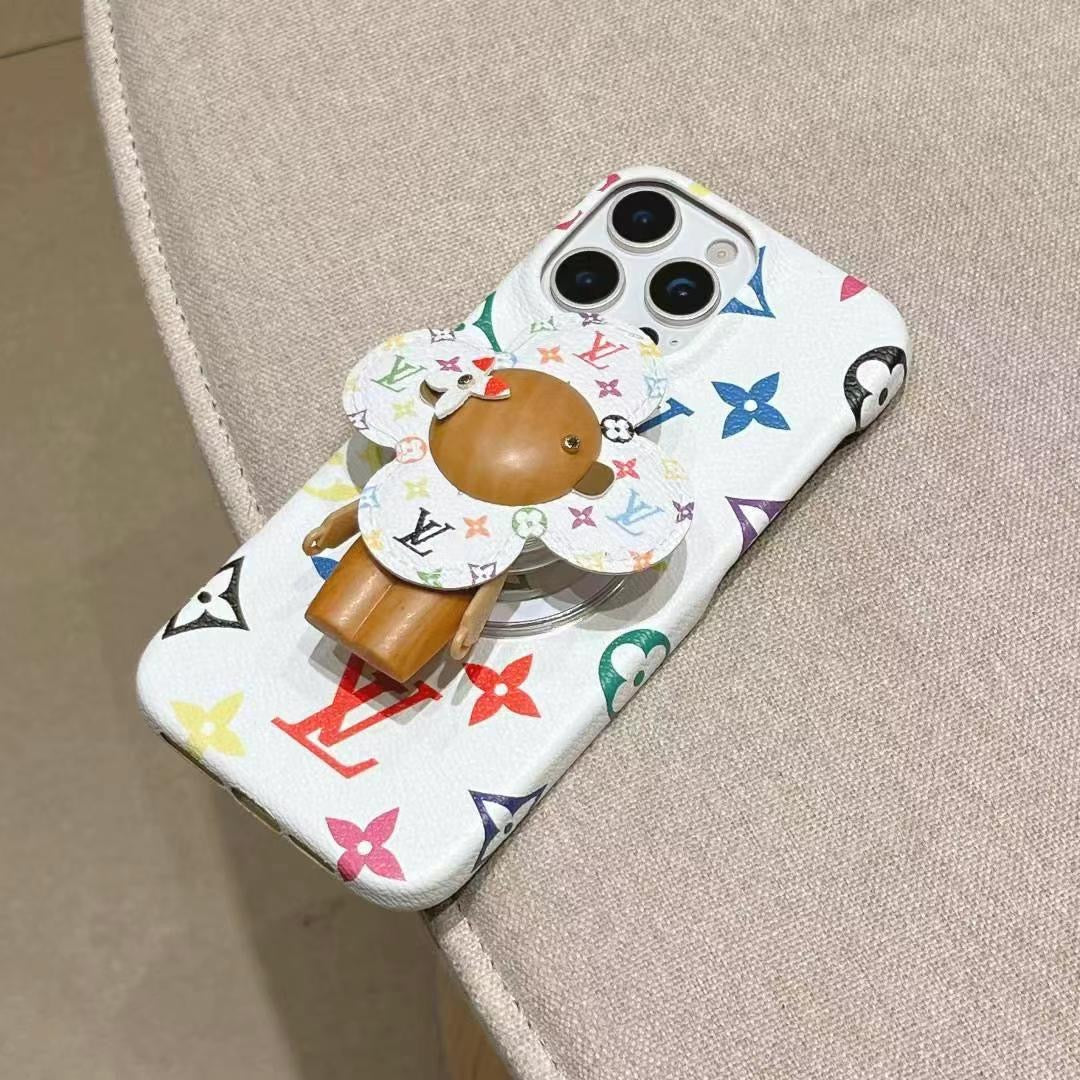 Embossed Doll MagSafe Phone Case For iPhone