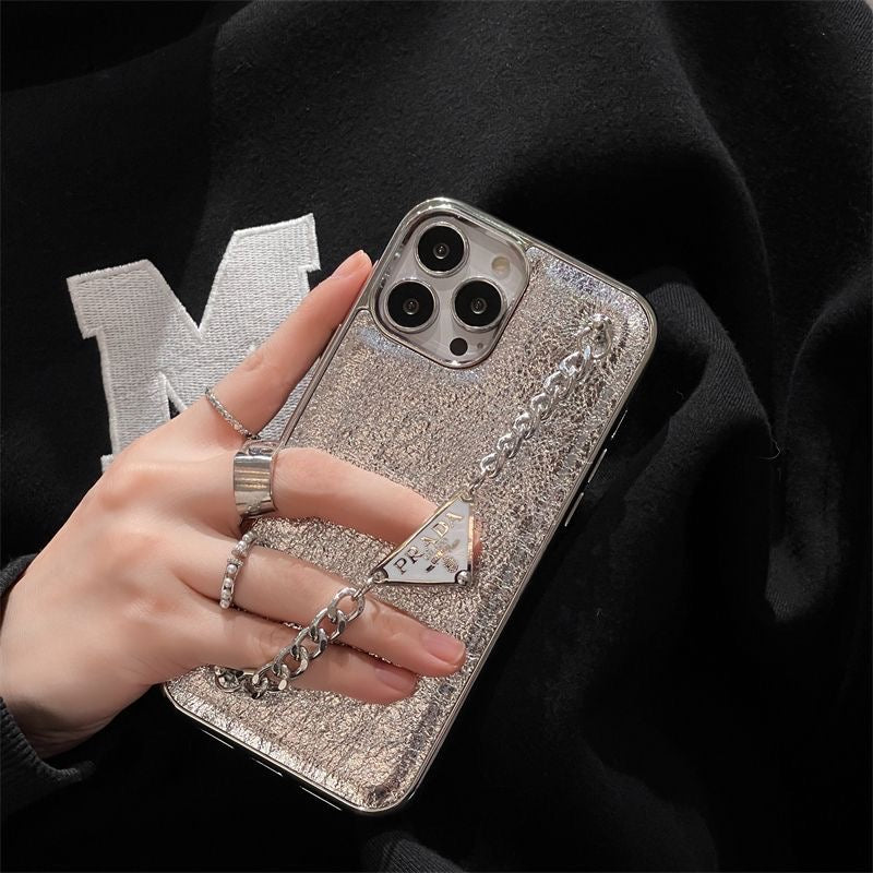 Silver Chain Phone Case For iPhone