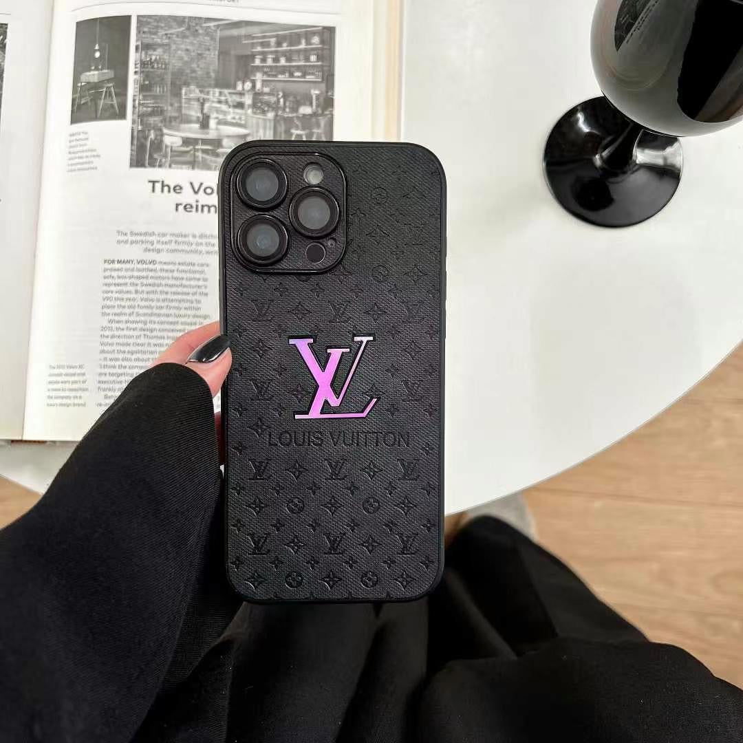 Custodia per telefono con texture cangiante per iPhone