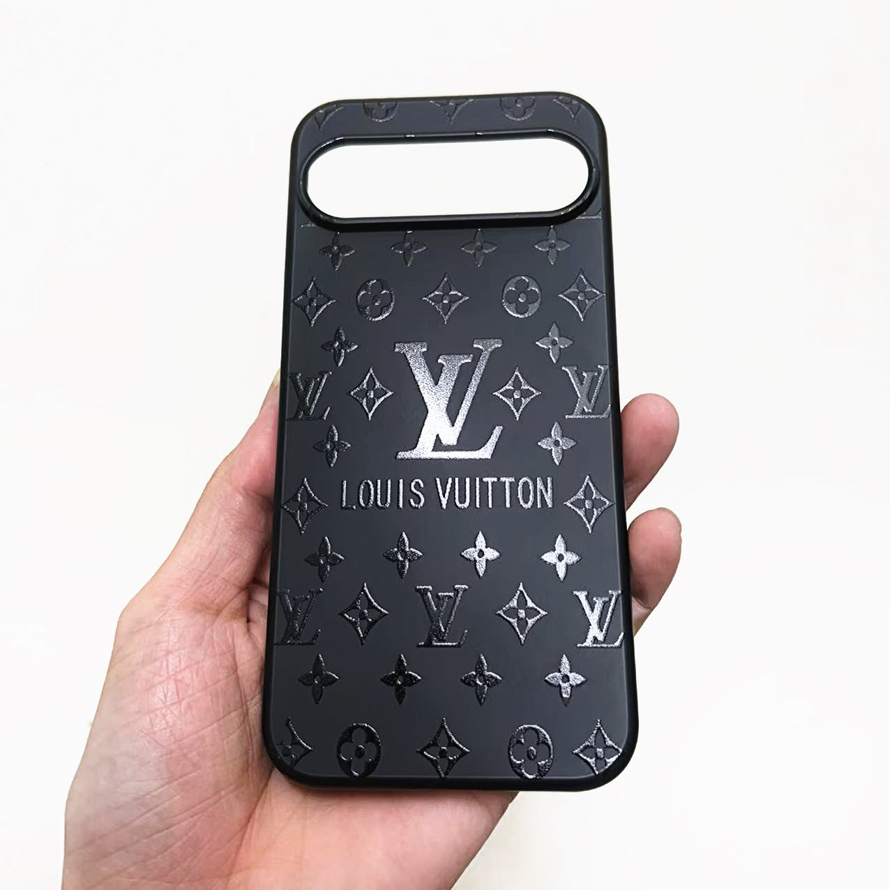 Black Trendy Pixel Case For Google