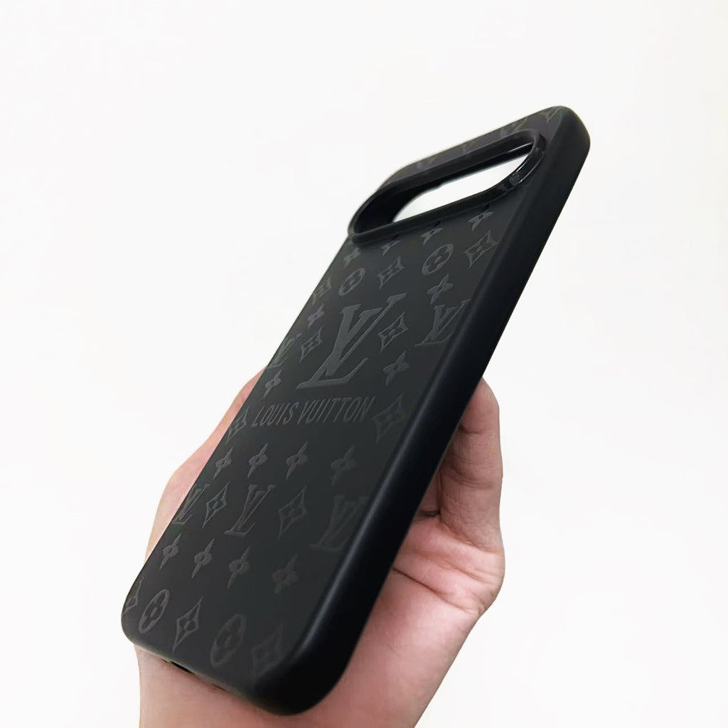 Black Trendy Pixel Case For Google