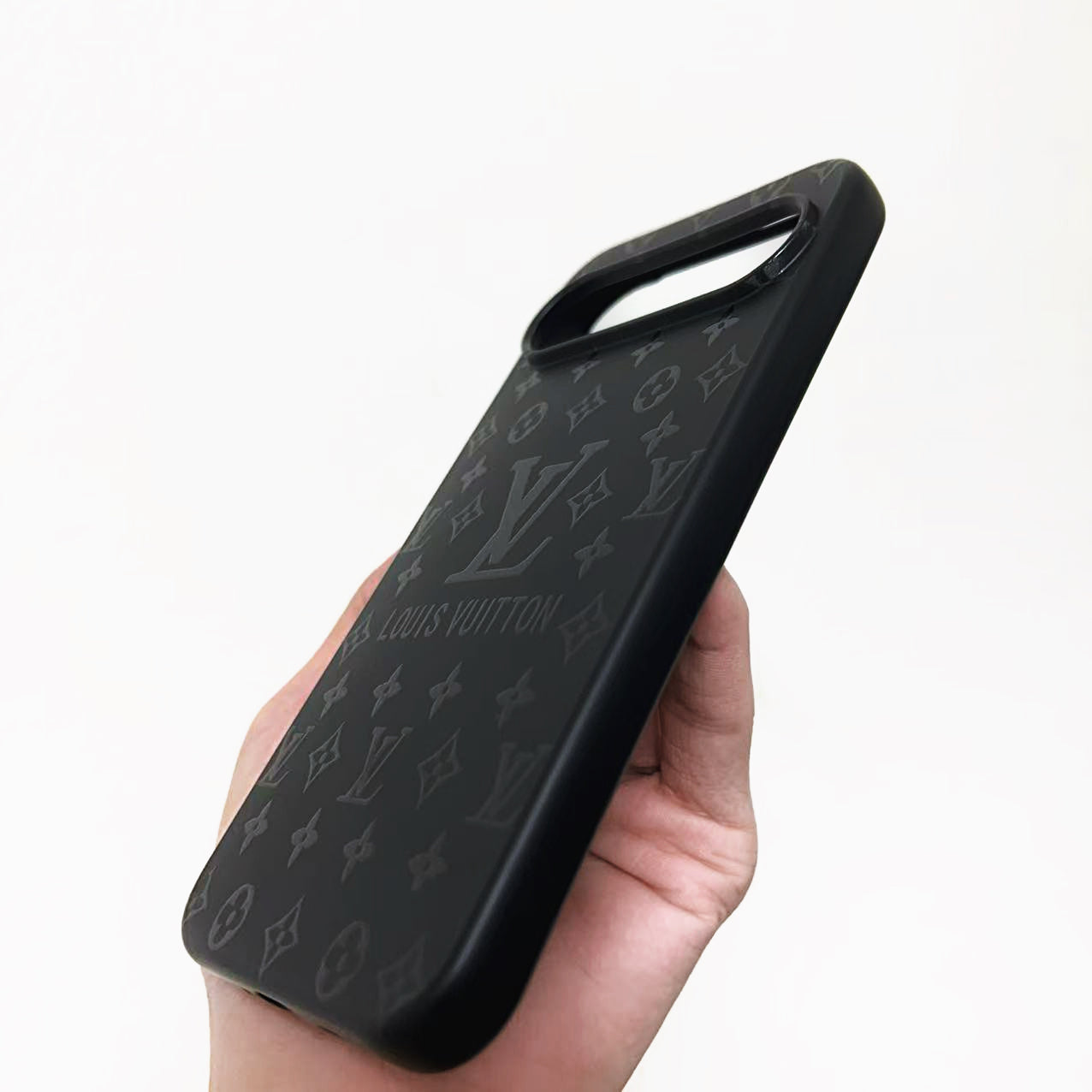 Black Trendy Pixel Case For Google