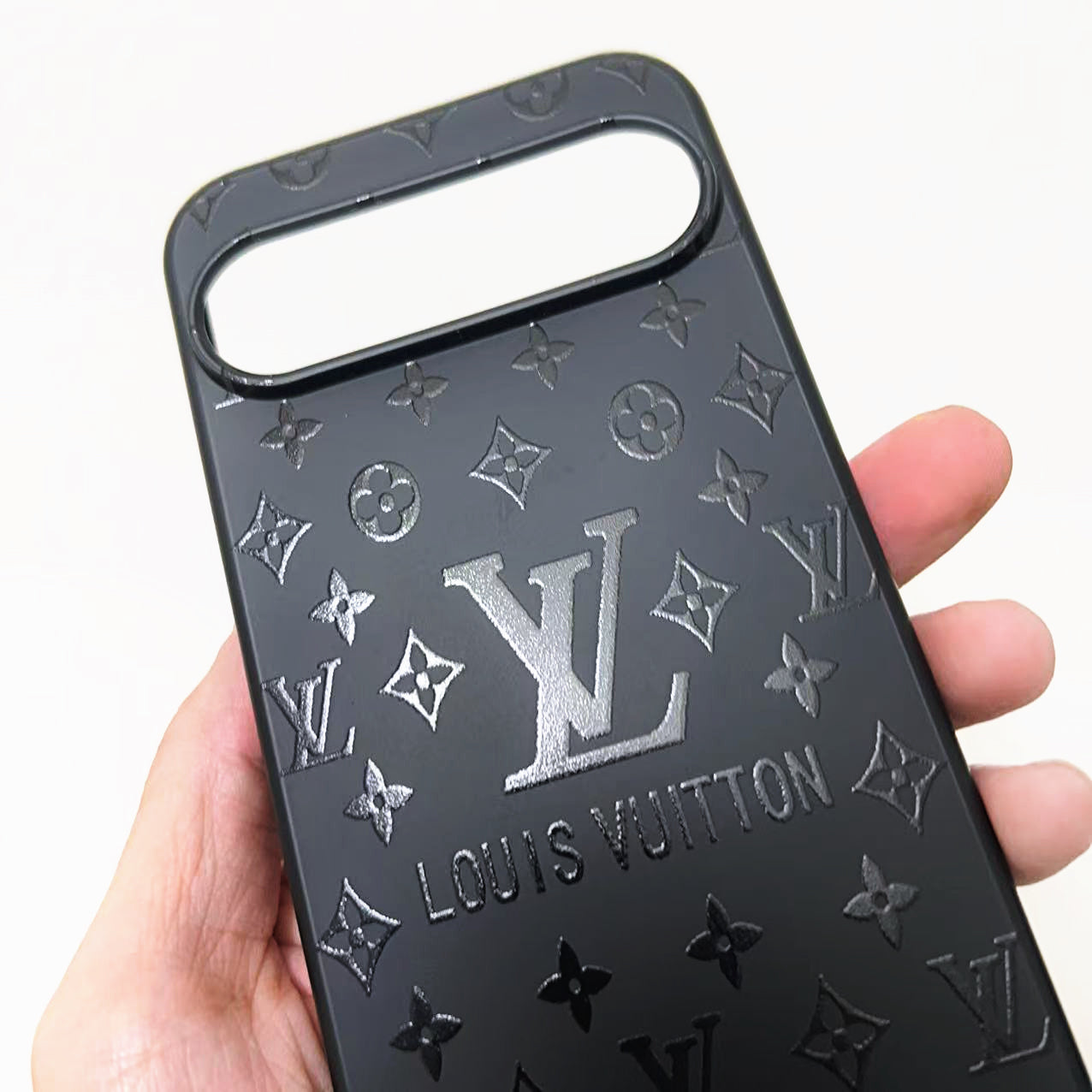 Black Trendy Pixel Case For Google