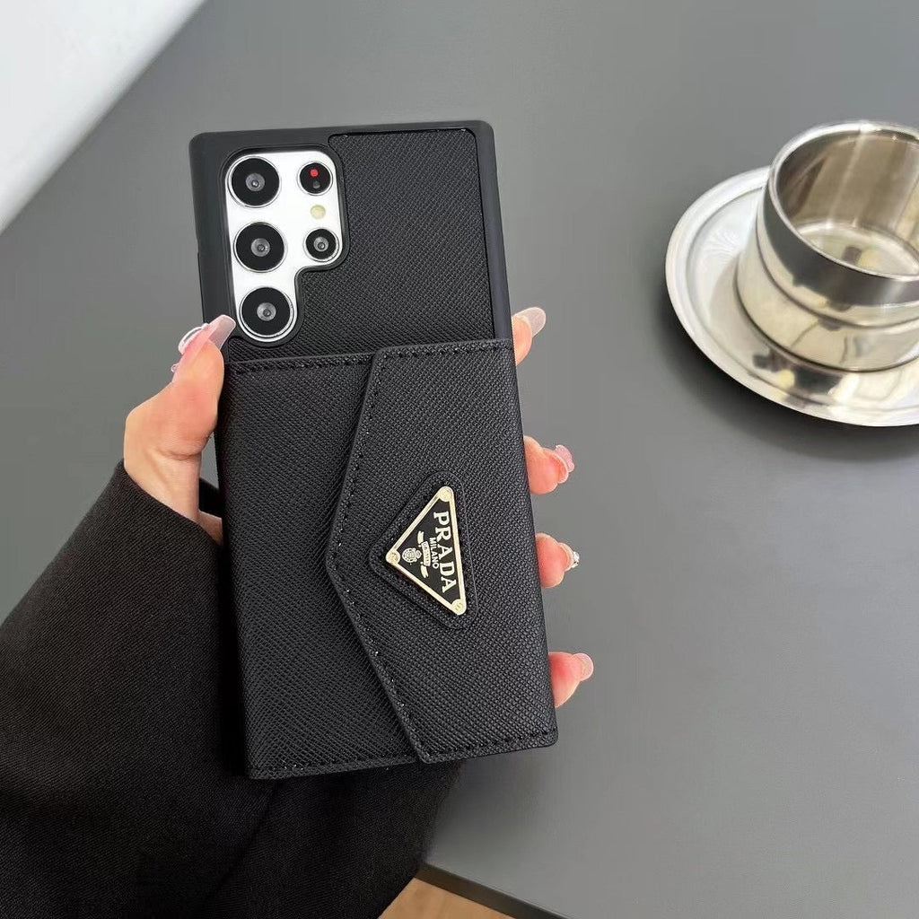 Schwarzes Galaxy-Case mit Kartenhalter für Samsung