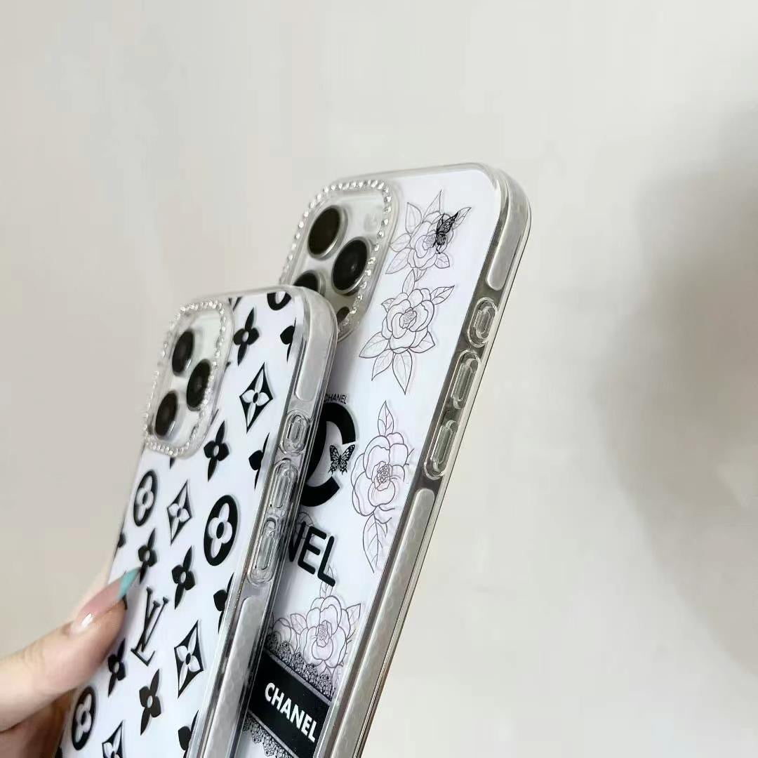 White Chain Phone Case For iPhone