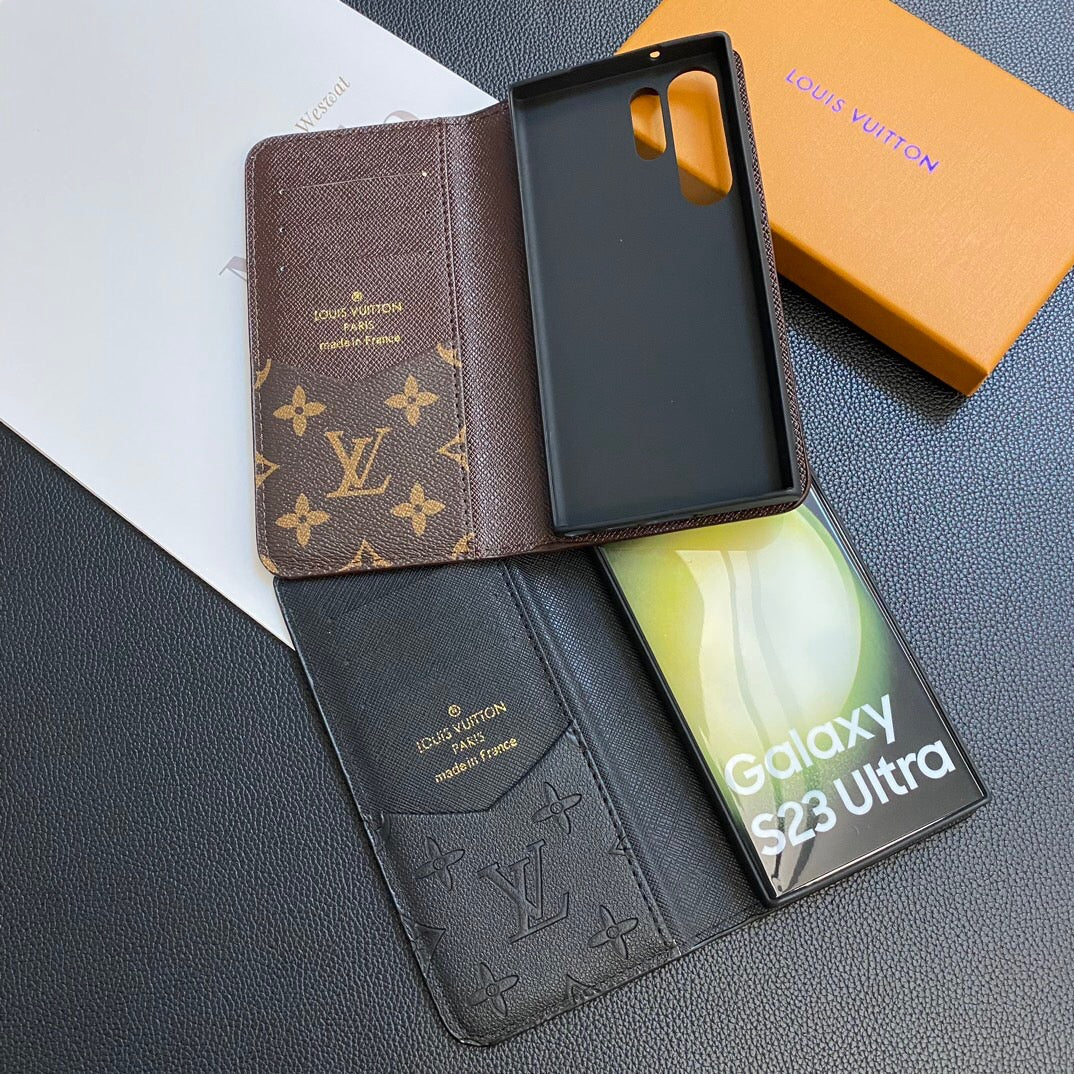 Leather Card Cover Galaxy Case For Samsung