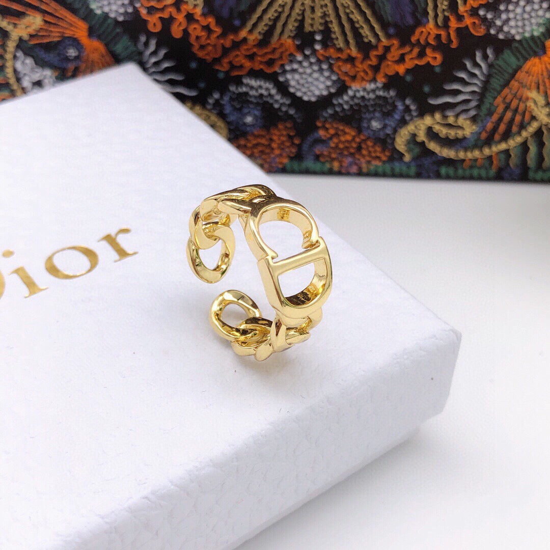 Golden Hollow Ring