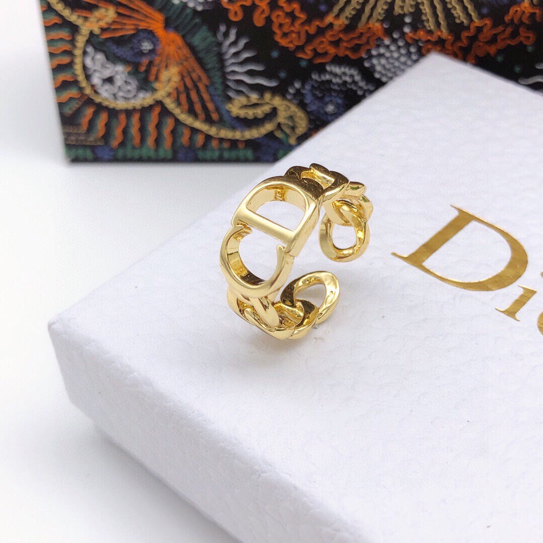 Golden Hollow Ring