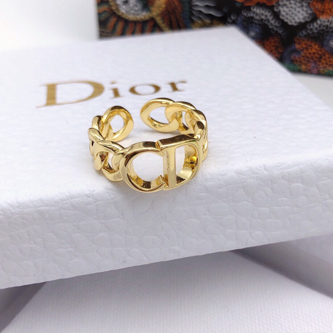 Golden Hollow Ring