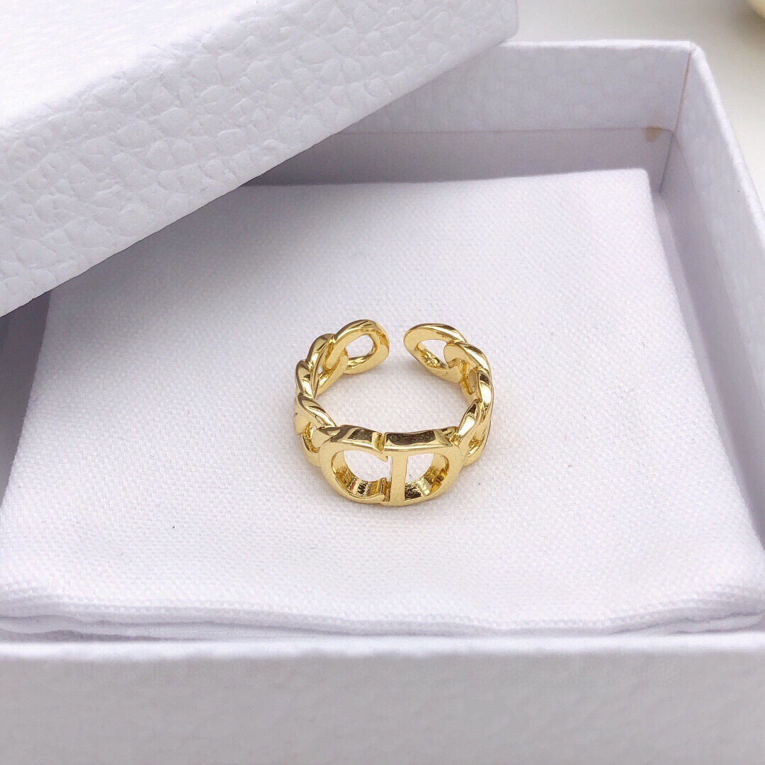 Golden Hollow Ring