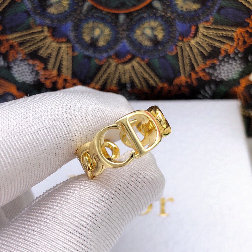 Golden Hollow Ring