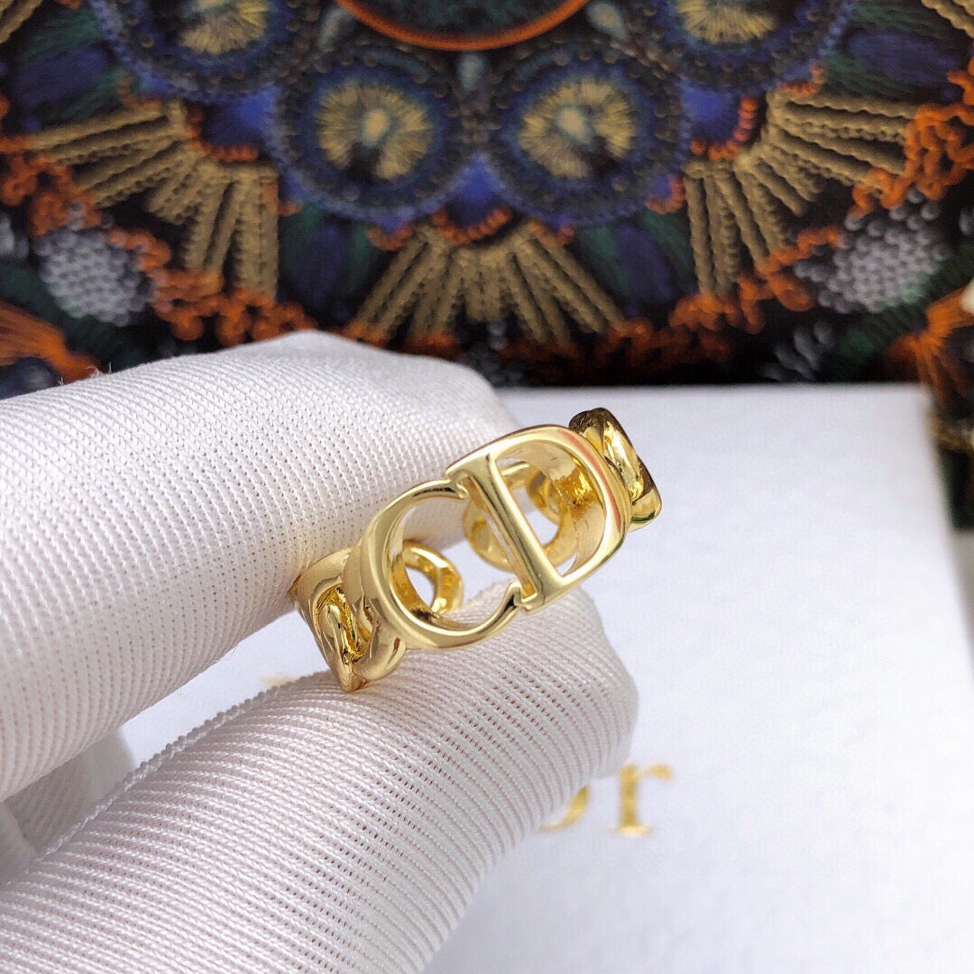 Golden Hollow Ring