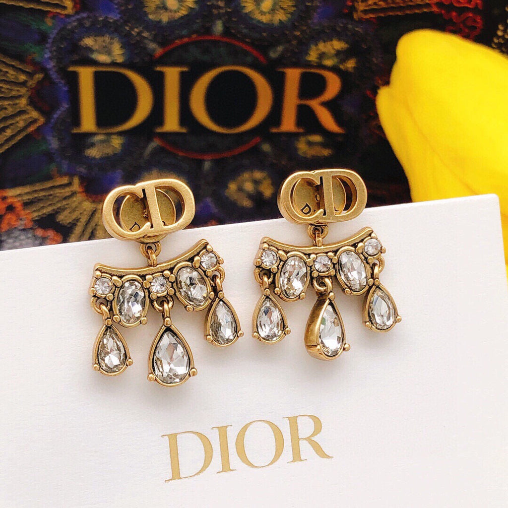 Trendy Drop Drill Earrings