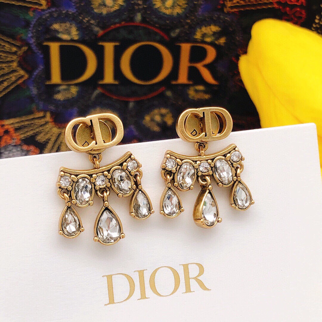 Trendy Drop Drill Earrings