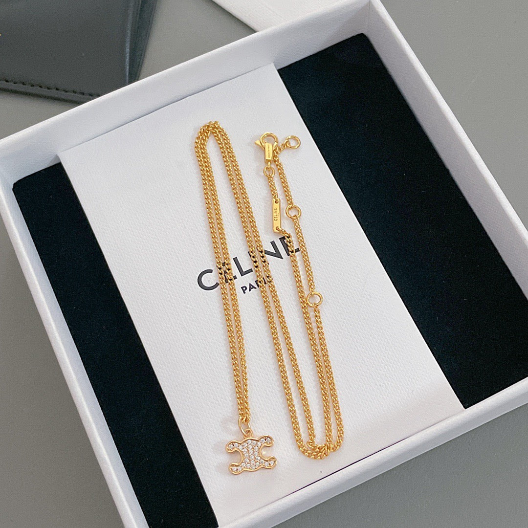 Trendy Golden Chain Necklace