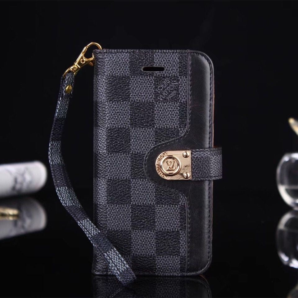 Samsung Galaxy All Series - Fashion Leather Stitching Lanyard Phone Case - ERPOQ