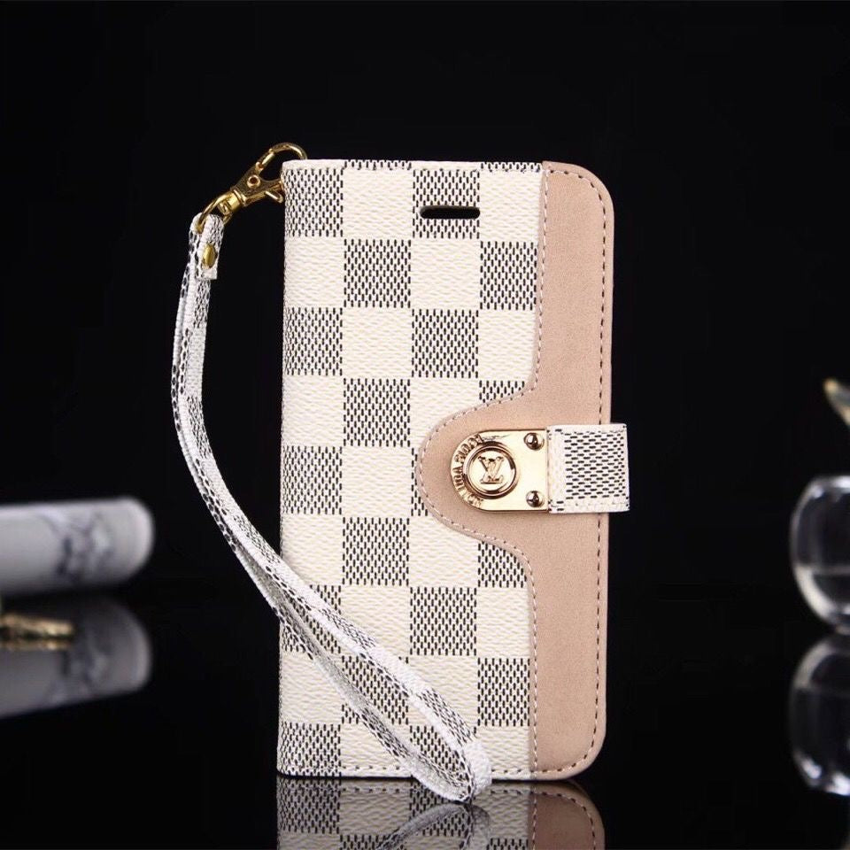 Samsung Galaxy All Series - Fashion Leather Stitching Lanyard Phone Case - ERPOQ