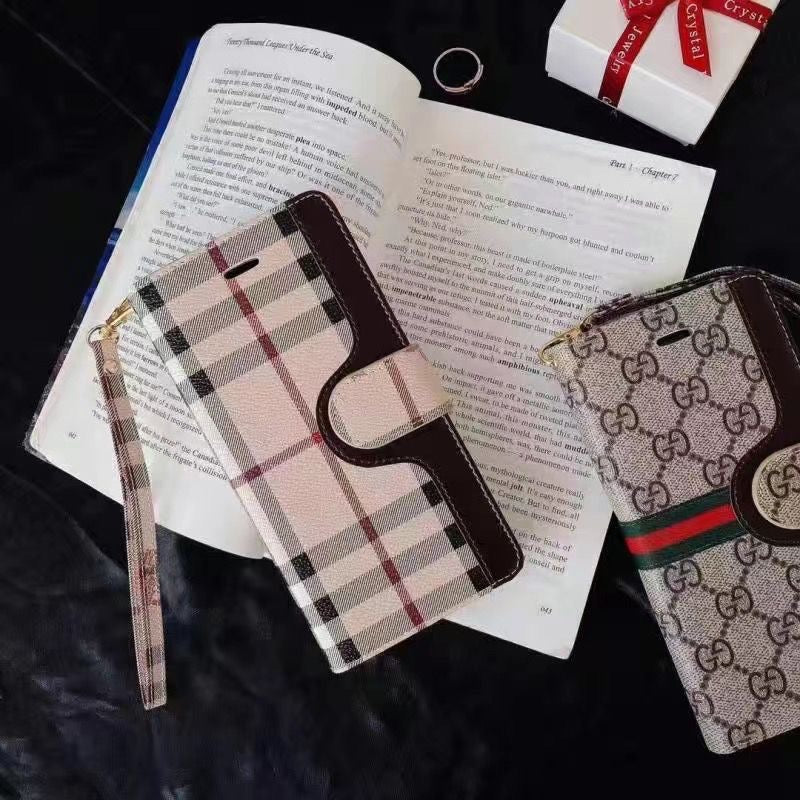 Samsung Galaxy All Series - Fashion Leather Stitching Lanyard Phone Case - ERPOQ