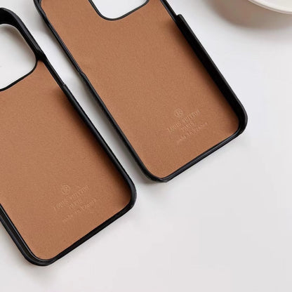 Custodia per telefono in peluche con porta carte per iPhone