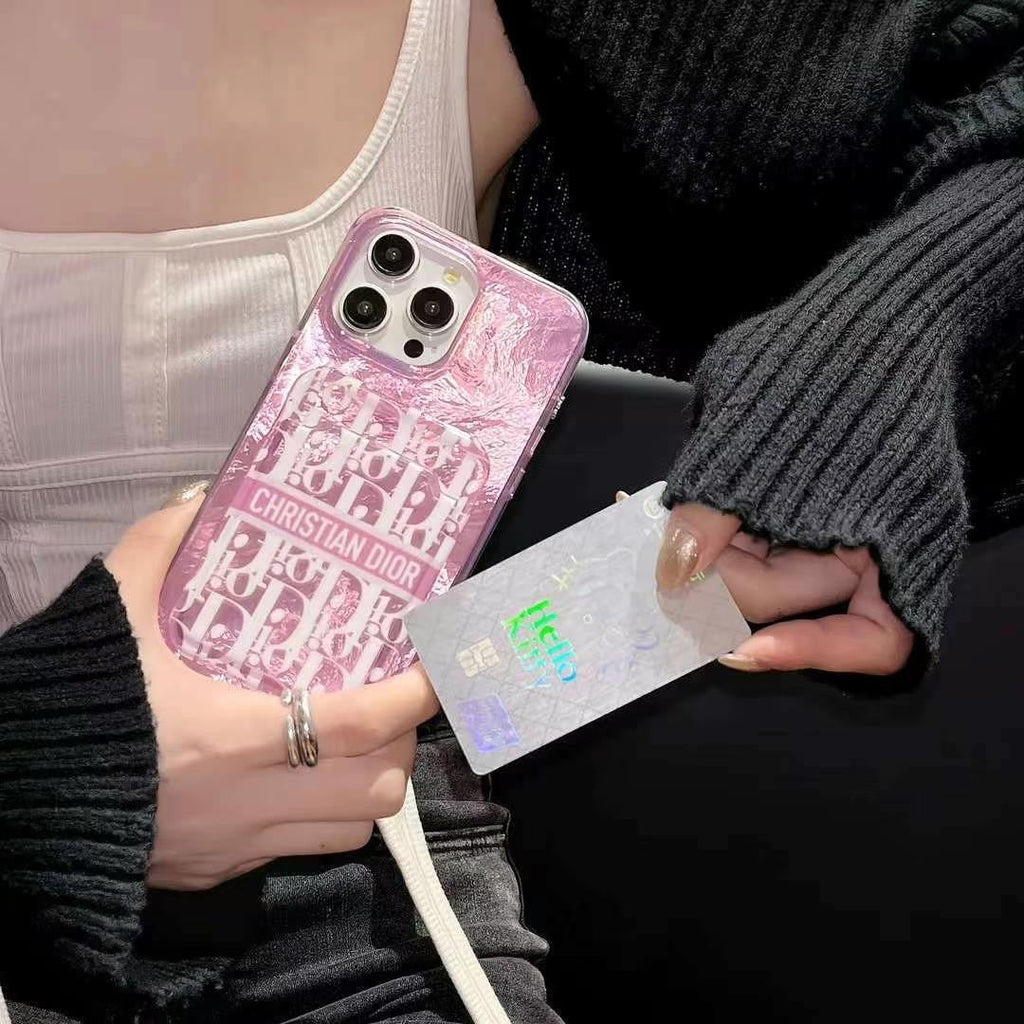 Custodia per telefono Pink Feel per iPhone