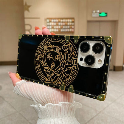 Black Golden Phone Case For iPhone