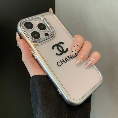 White Trendy Phone Case For iPhone