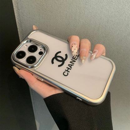 White Trendy Phone Case For iPhone