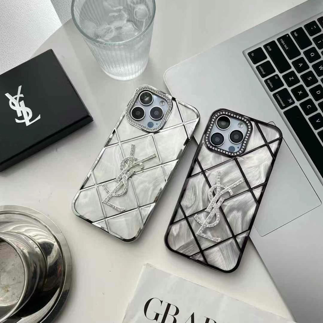 Silver Bling Design Phone Case For iPhone