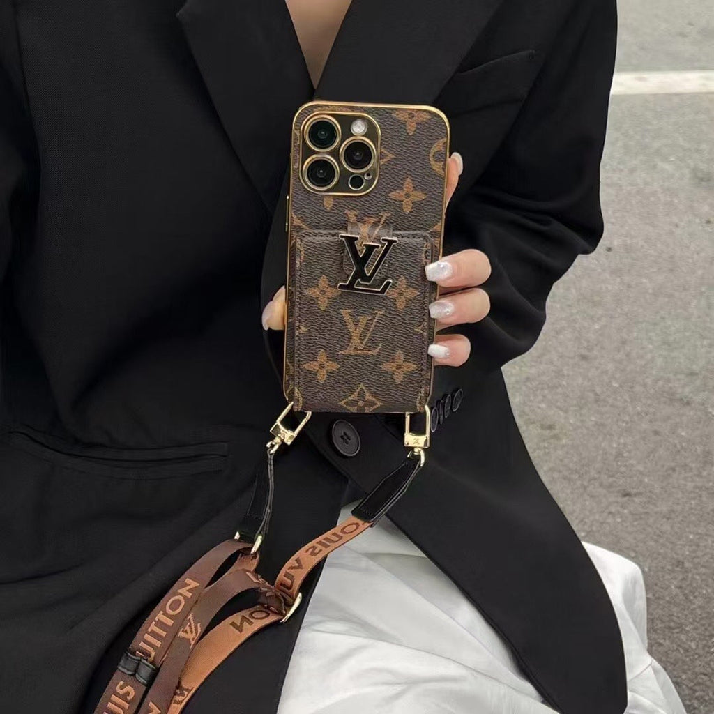 Custodia per telefono con design galvanico per iPhone