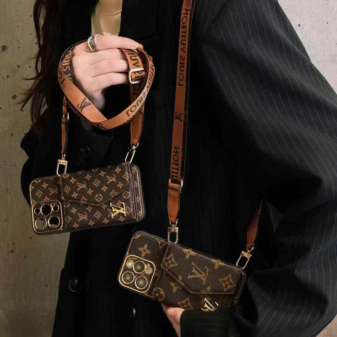 Custodia per telefono con cinturino alla moda e divertente per iPhone