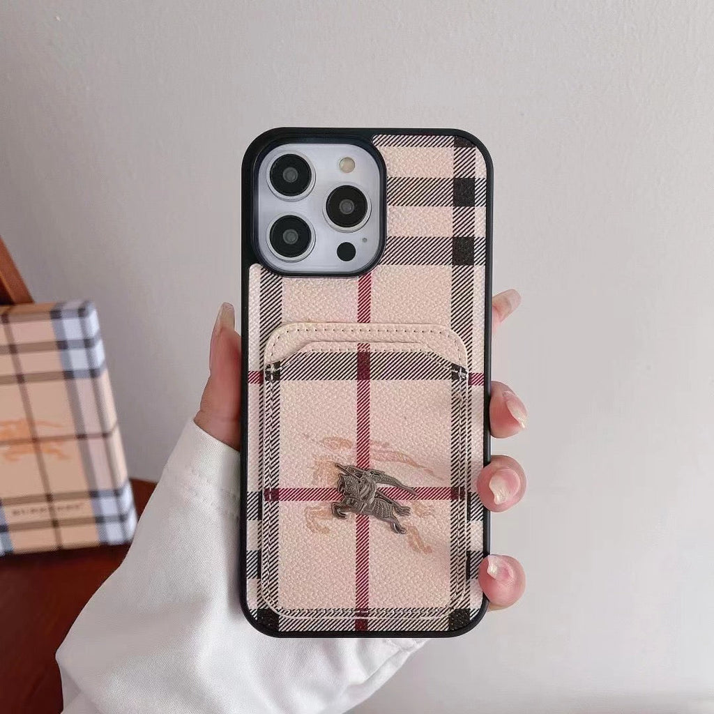 Beige Hard Phone Case For iPhone