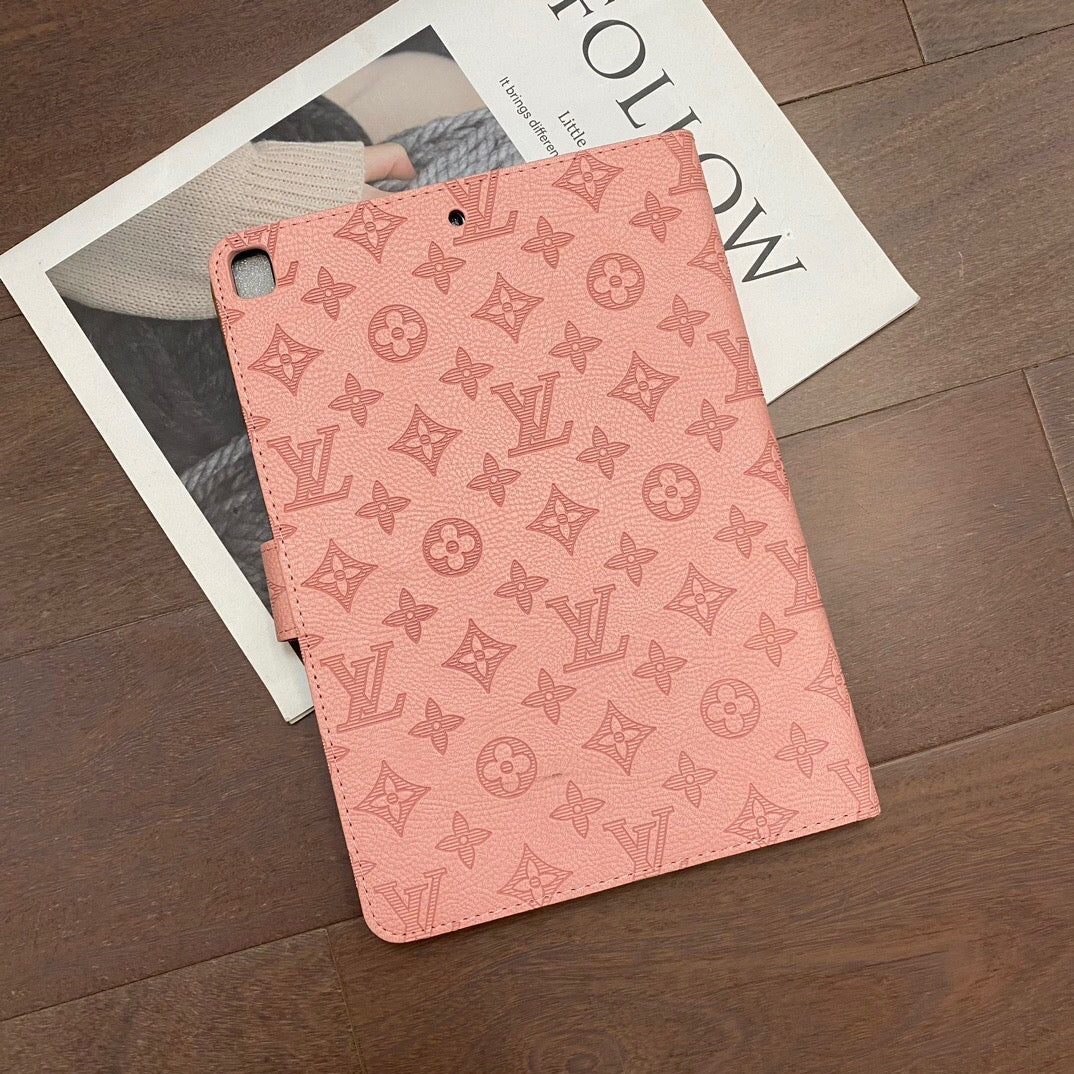 Custodia per iPad con design classico in rilievo