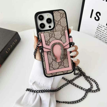 Colorful Card Holder Phone Case For iPhone