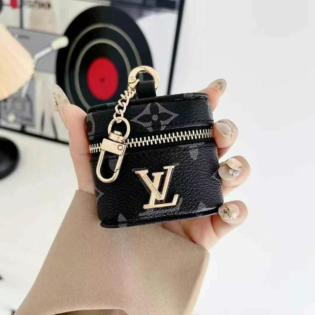 Fashion Square Leather Earphone Case