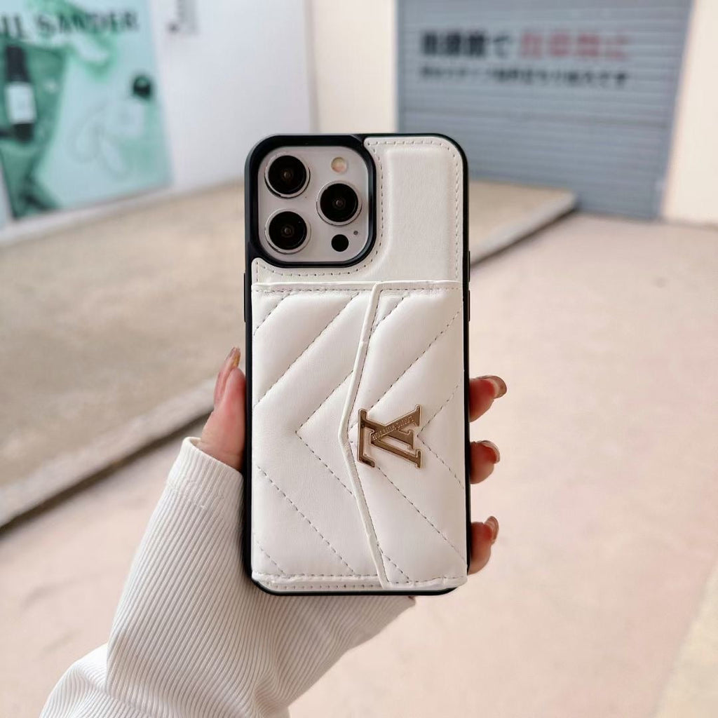 Custodia per telefono con carta di credito alla moda per iPhone