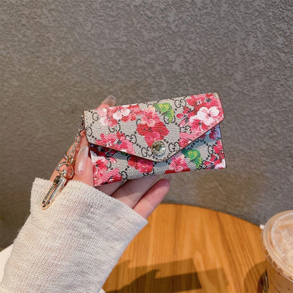 Flower Printed Card Wallet