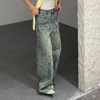 Pantaloni scozzesi vintage blu a gamba dritta