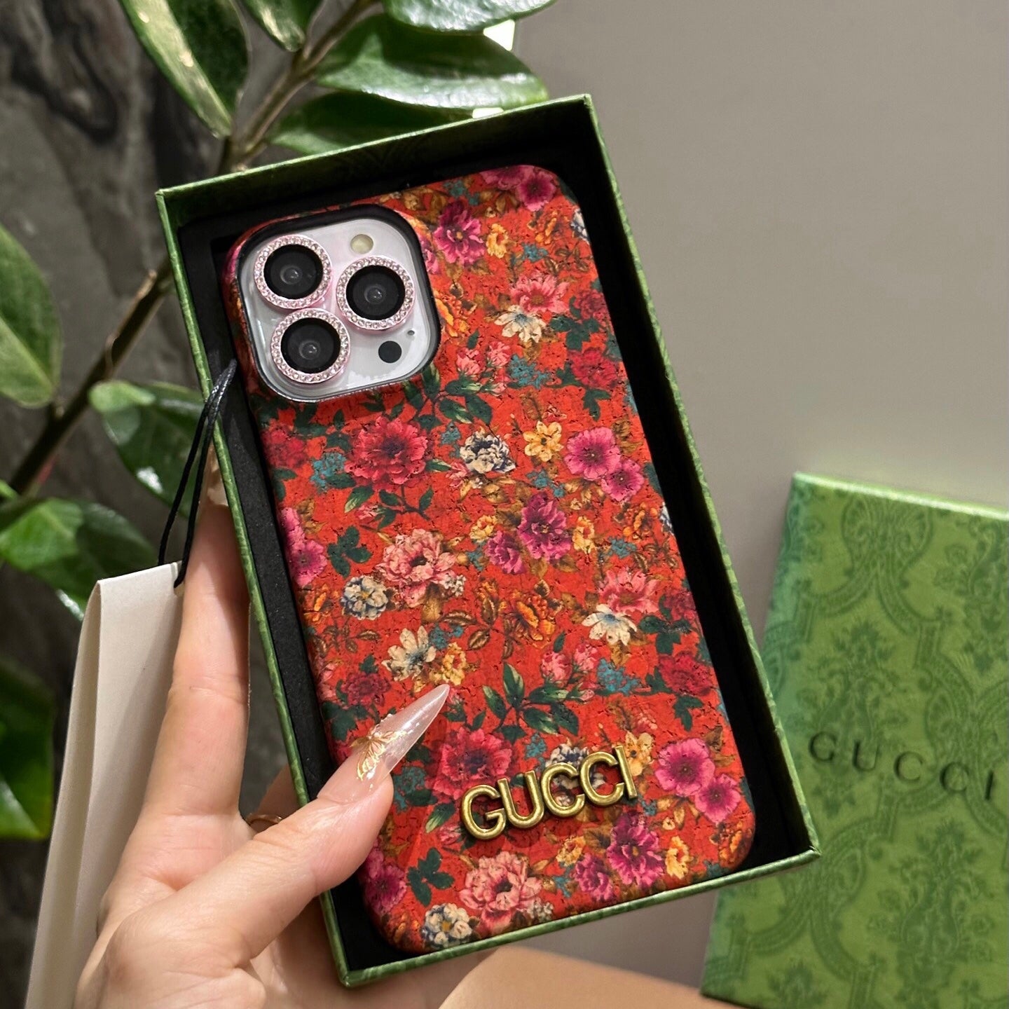Red Flowers Phone Case For iPhone