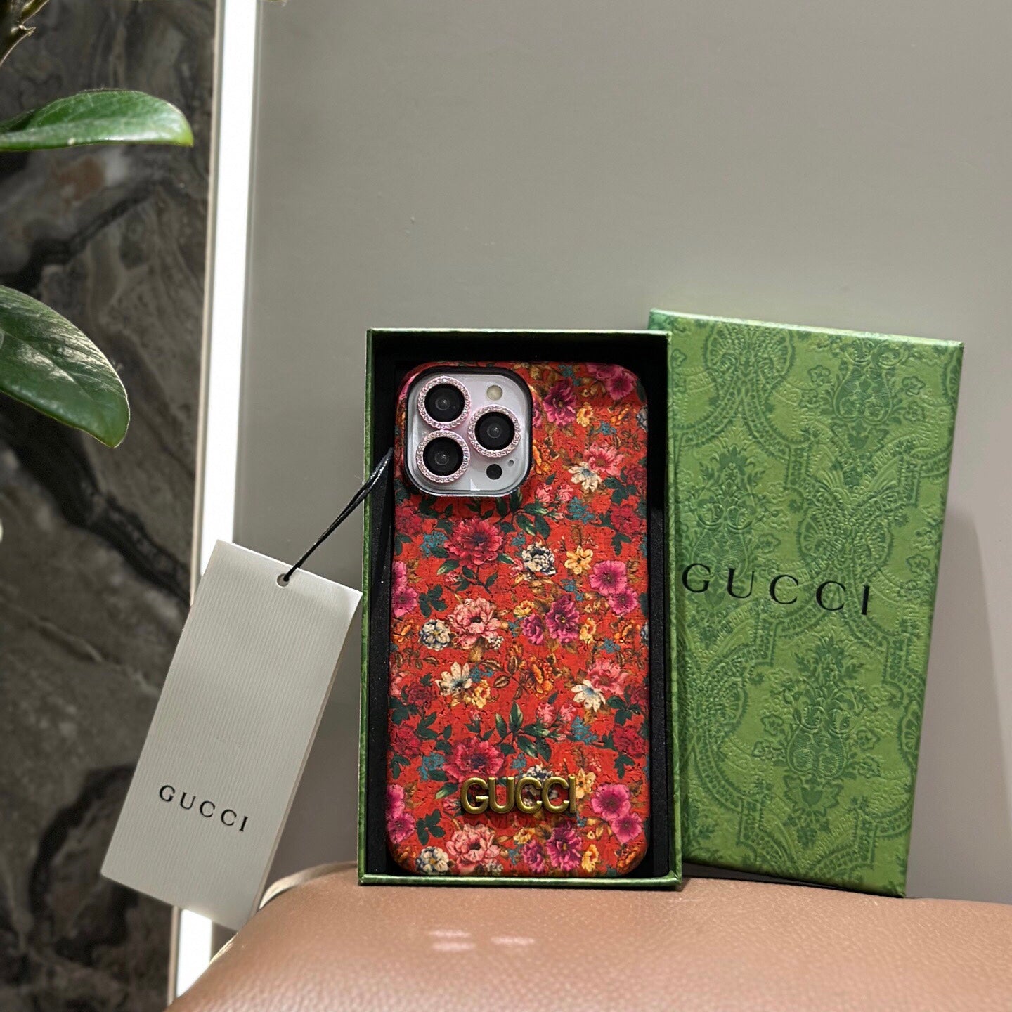 Red Flowers Phone Case For iPhone
