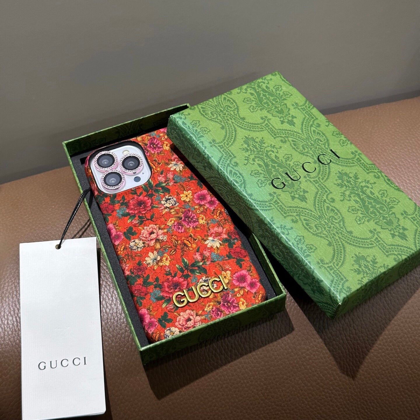 Red Flowers Phone Case For iPhone