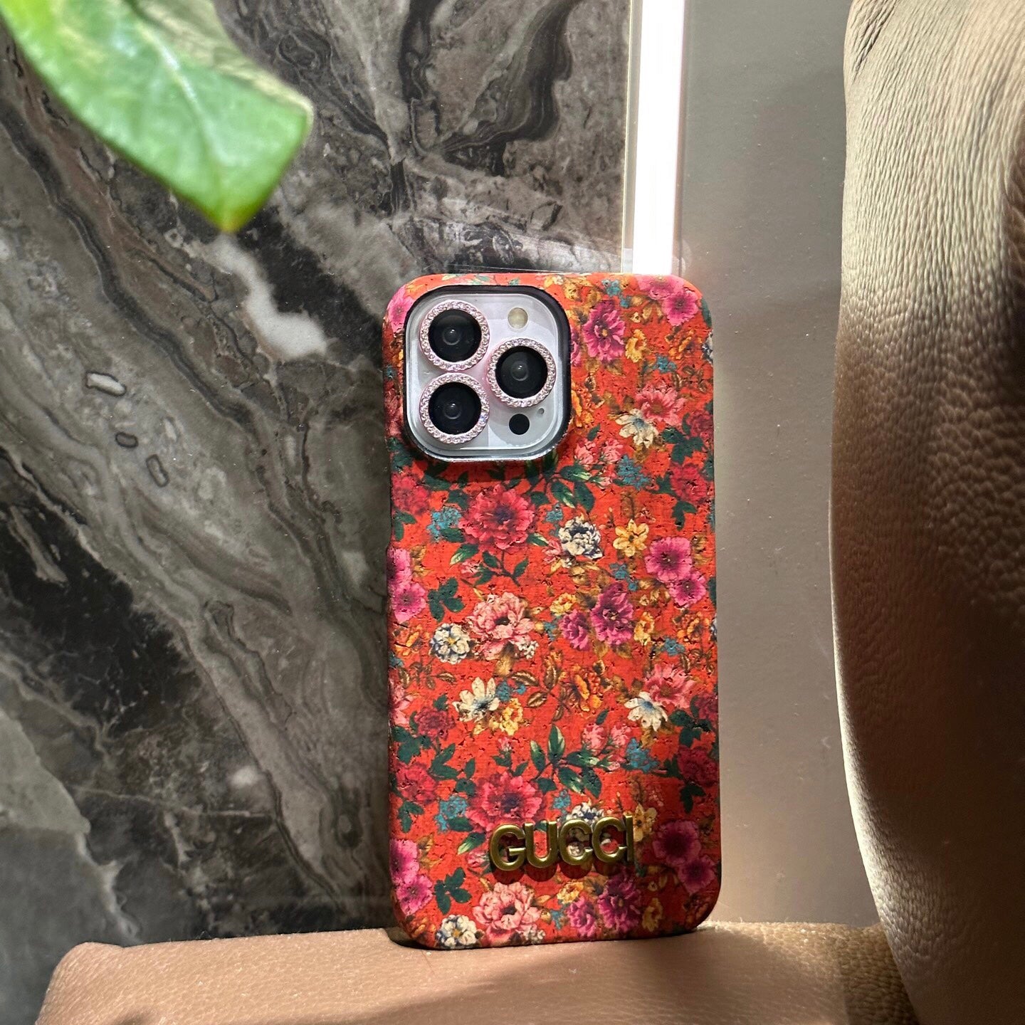 Red Flowers Phone Case For iPhone