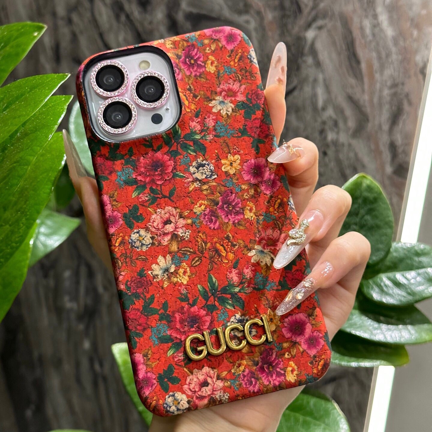Red Flowers Phone Case For iPhone