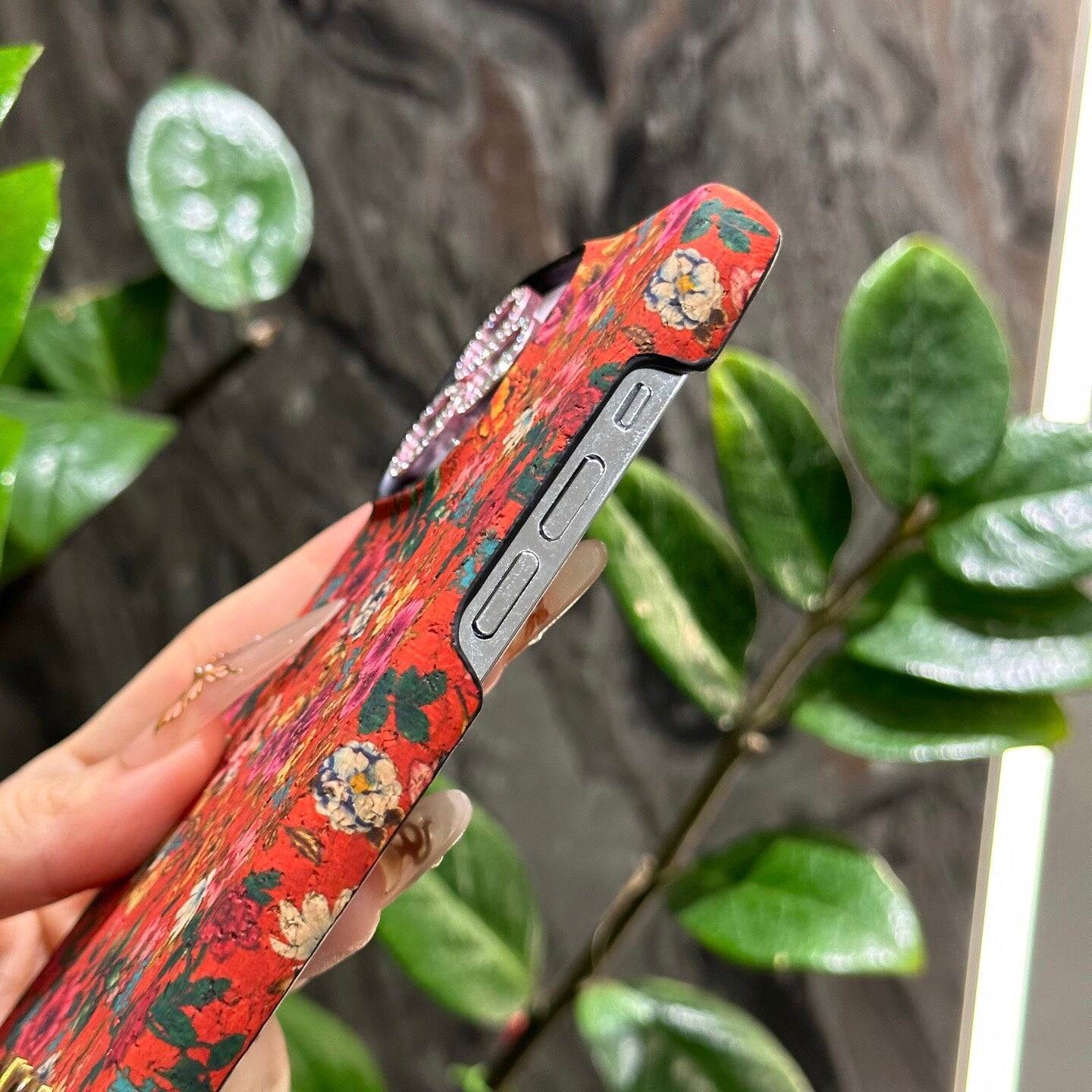 Red Flowers Phone Case For iPhone