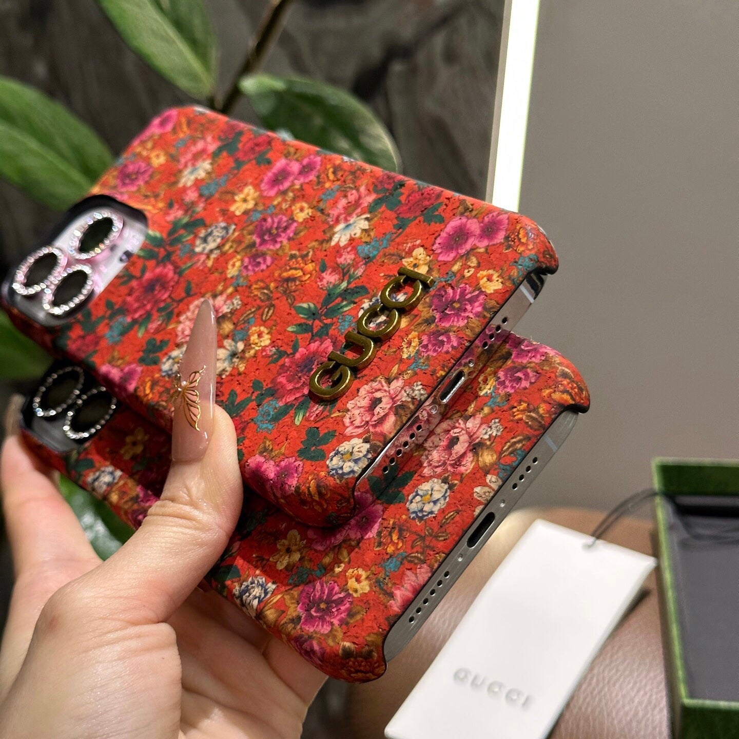 Red Flowers Phone Case For iPhone