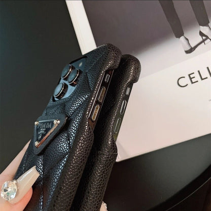 Custodia nera alla moda per iPhone